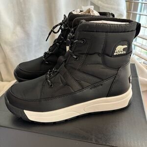 Sorel Whitney iii Mid Waterproof Women’s Boots Black/White Size 10